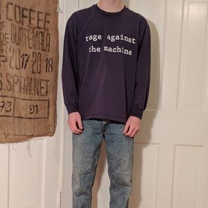 Vintage Rage Against The Machine Long Sleeve Tee